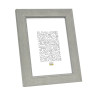 Deknudt cadre gris avec filet de perles 40x50 (S46KF7)