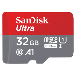 Sandisk micro SD Ultra 32 GB + adaptateur