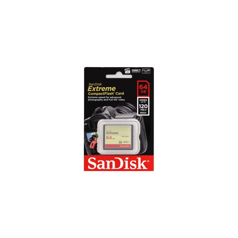 Sandisk Compact flash Extreme 64 Gb