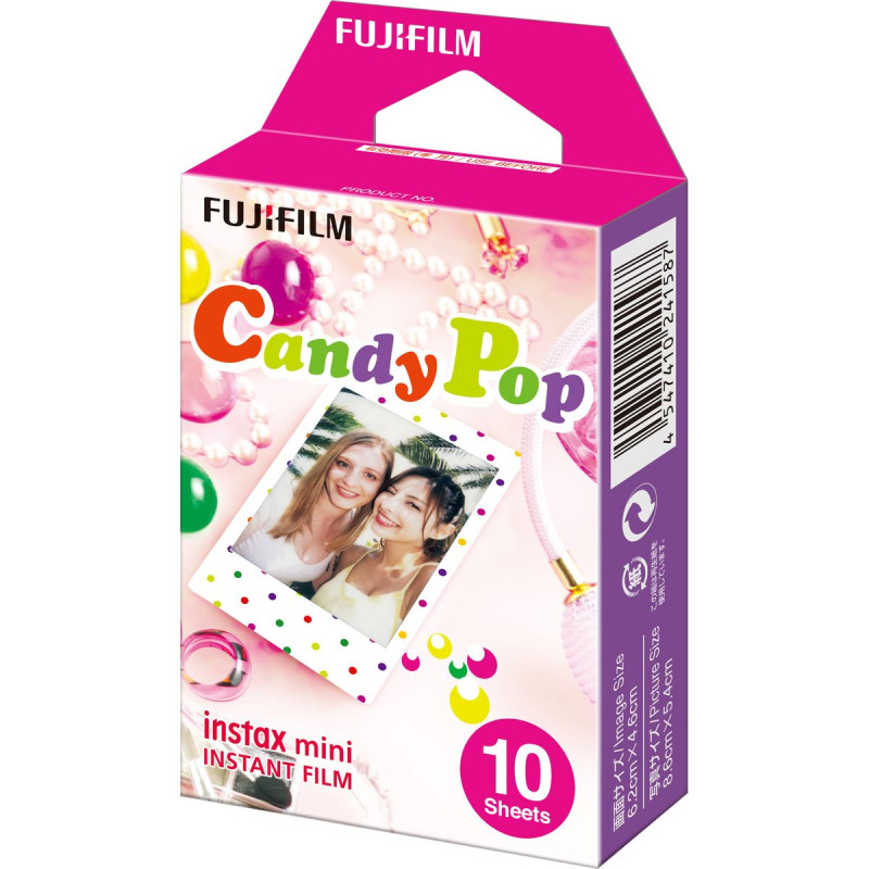 Fujifilm Film Instax Mini 10 Photos "Candy pop"