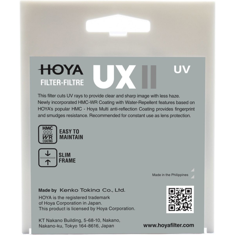 Hoya Filtre UV UXII 58 mm