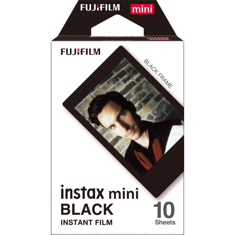 Fuji Instax Mini Film 10 Black Fram