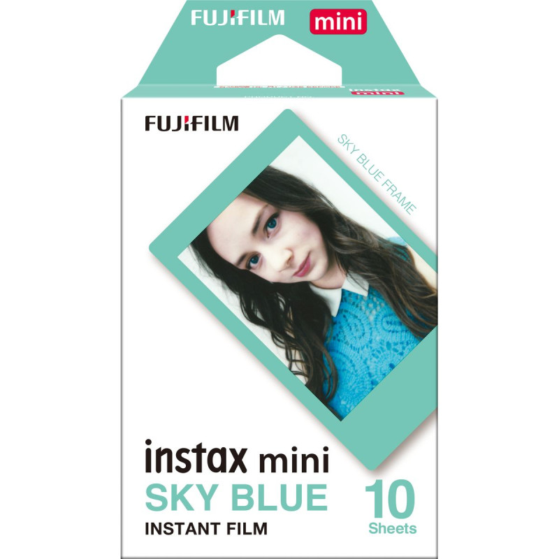 Fuji Instax Mini Film 10 Blue Frame