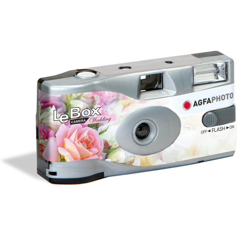 Agfa Appareil photo jetable avec flash de 27 photos "Wedding"