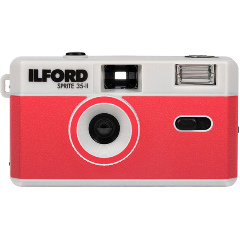 Ilford appareil argentique Sprite 35-II Gris et rouge