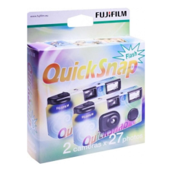 Fujifilm Pack de 2 appareils photo jetables "Quicksnap flash" de 27 photos