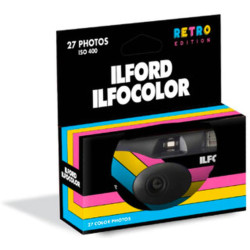 Ilford Appareil photo jetable avec flash de 27 photos