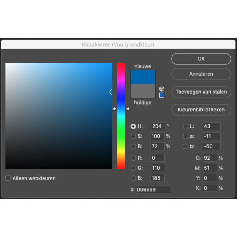 Colorama fond de studio 2,72 x 11 m "Chroma Blue"