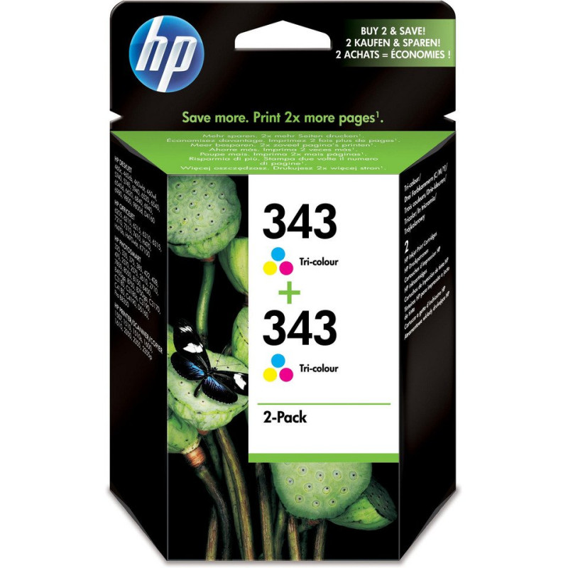 HP Cartouche 343 Duo Pack