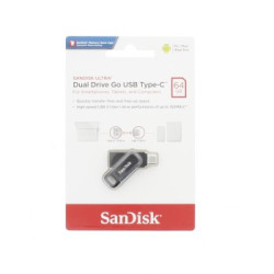 Sandisk Clé USB de 64 Gb Dual (USB et USB-C)