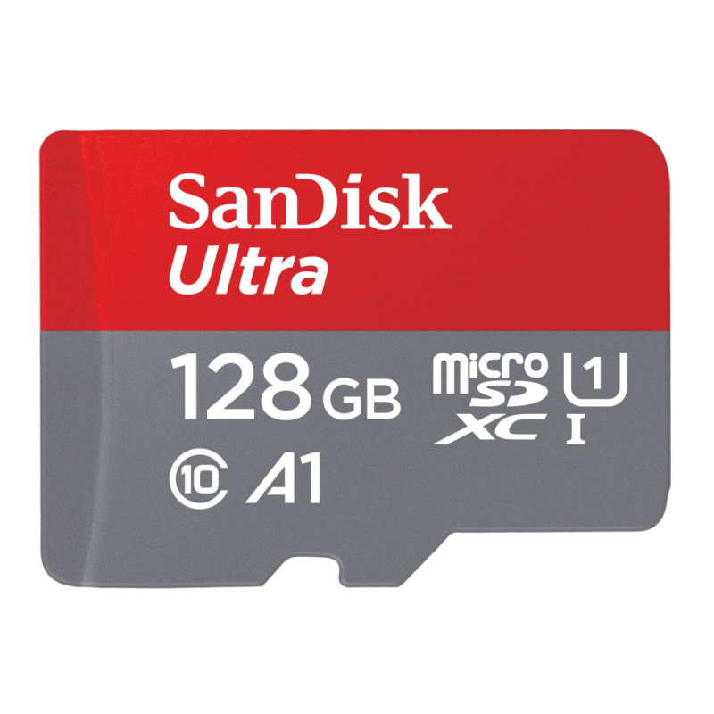 Sandisk micro SD Ultra 128 GB + adaptateur