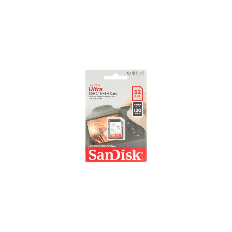 Sandisk SDHC Ultra 32Gb (80MB/s)