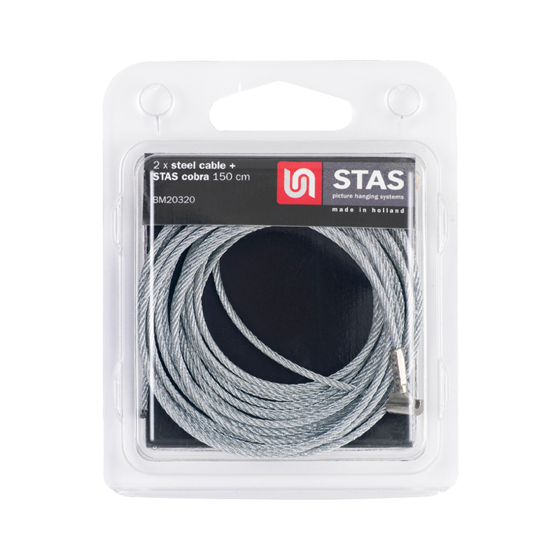 Stas Cobra + Steel Cable 150cm 2X