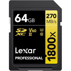 Lexar Professional SD 64 Gb (1800x