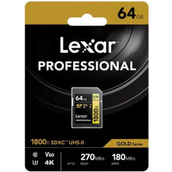 Lexar Professional SD 64 Gb (1800x