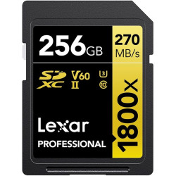 Lexar Professional SD 256 Gb (1800x)