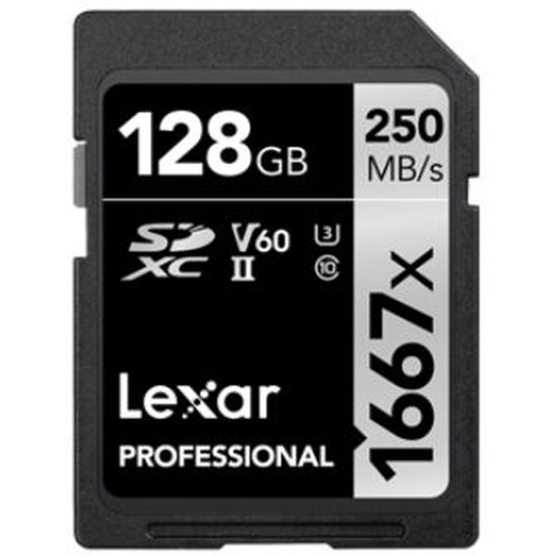 Lexar Professional SD 128 Gb (1667x