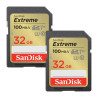 Sandisk SDHC Extreme 32 Gb Duo pack