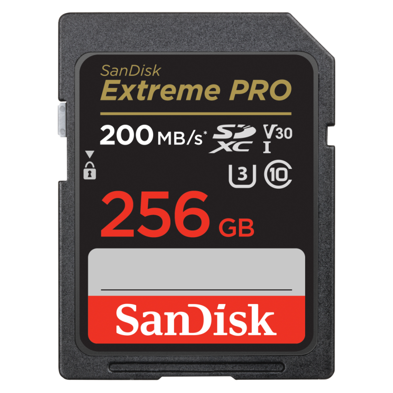 Sandisk SDXC Extreme 256 Gb