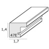 Deknudt Cadre Loupe foncé 10x15 (S47EG1)