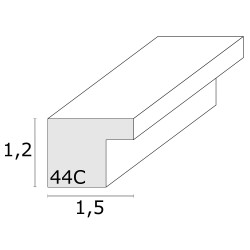 Deknudt Cadre Basic Brun Clair 10x15 (S44CH3)