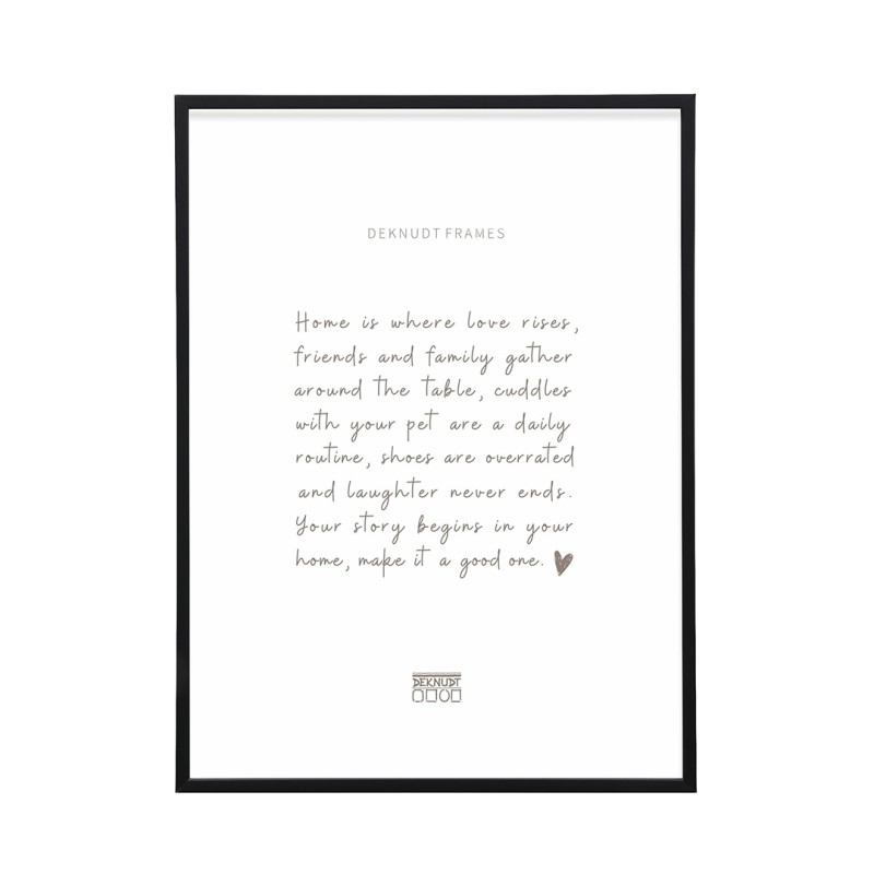 Deknudt cadre en aluminium noir mat 30x40 cm (S029S2)