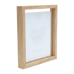 Deknudt cadre en bois clair effet flottant 15x20 cm (S68SG3)