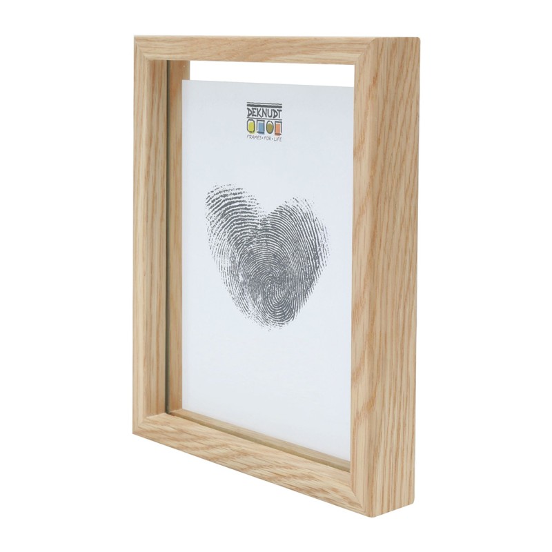 Deknudt cadre en bois clair effet flottant 20x30 cm (S68SG3)