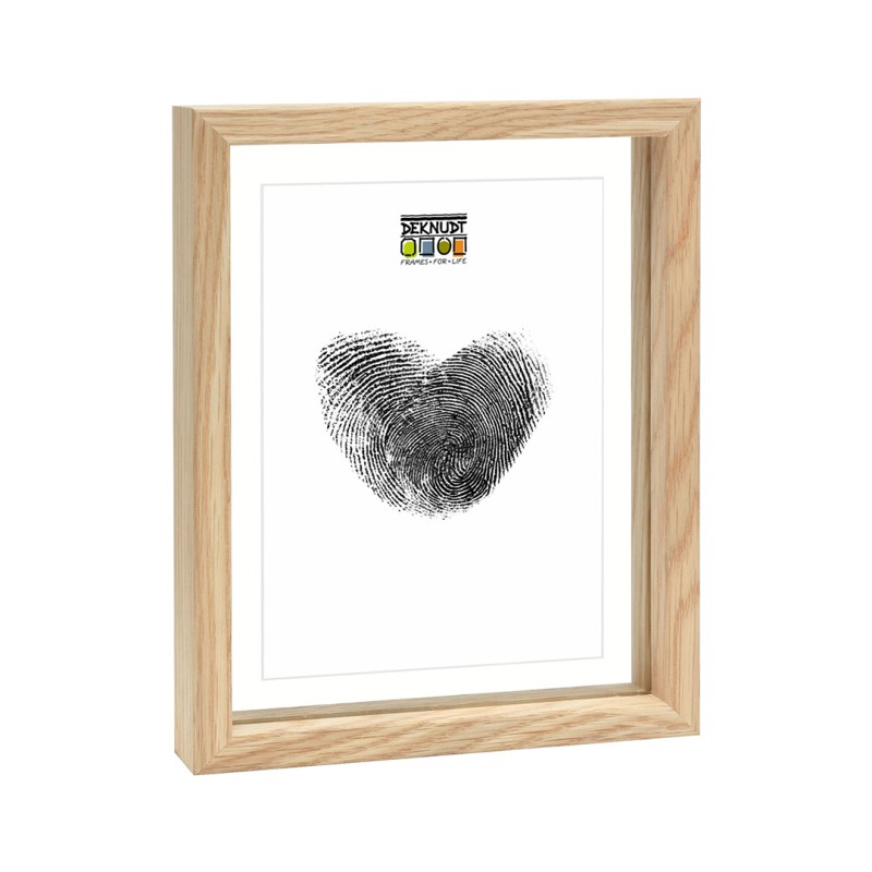 Deknudt cadre en bois clair effet flottant 20x30 cm (S68SG3)