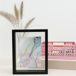 Deknudt cadre noir effet flottant 15x20 cm (S68SG2)