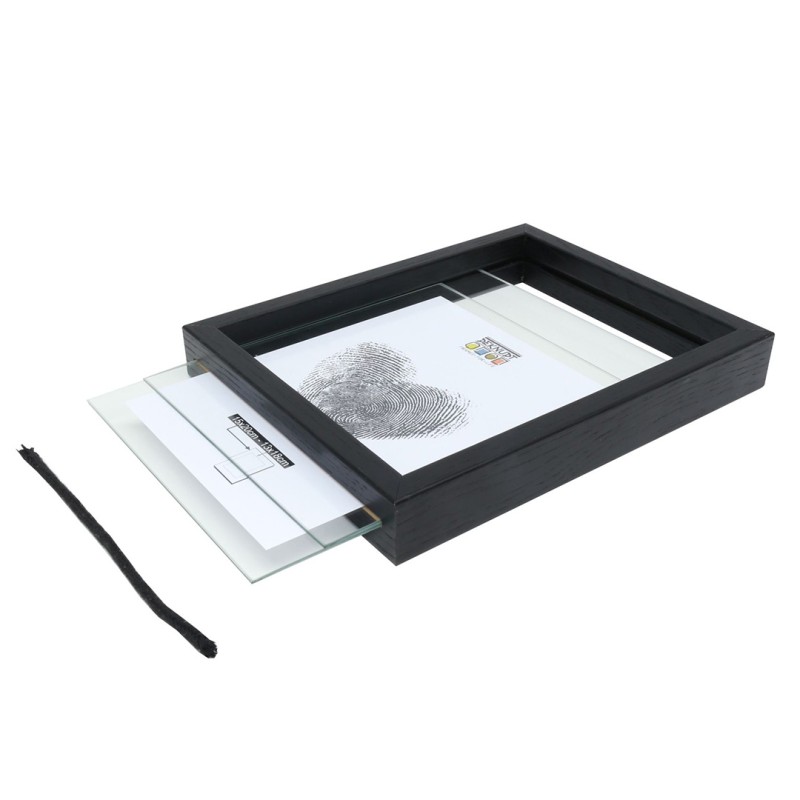 Deknudt cadre noir effet flottant 20x30 cm (S68SG2)