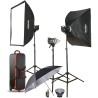 Godox MS300-D Kit Kit - kit de 3 flashs de studio