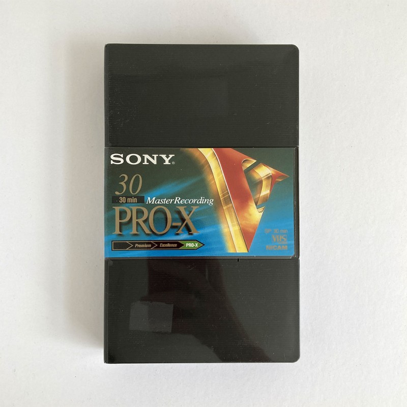 Sony cassette VHS Pro-X de 30 minutes (VPRO-XG)