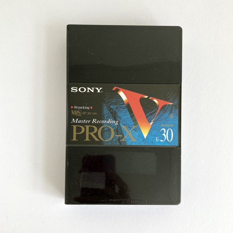 Sony cassette VHS Pro-X de 30 minutes (VPRO-Xf)