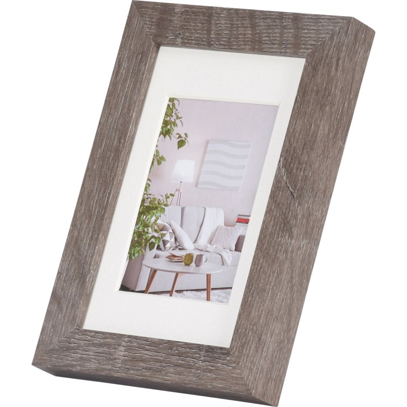 Henzo Cadre Modern 10x15 cm bois grisé