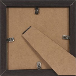 Henzo Cadre Modern 15x15 cm brun foncé