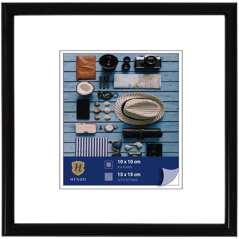 Henzo Cadre Napoli 15x15 cm Noir