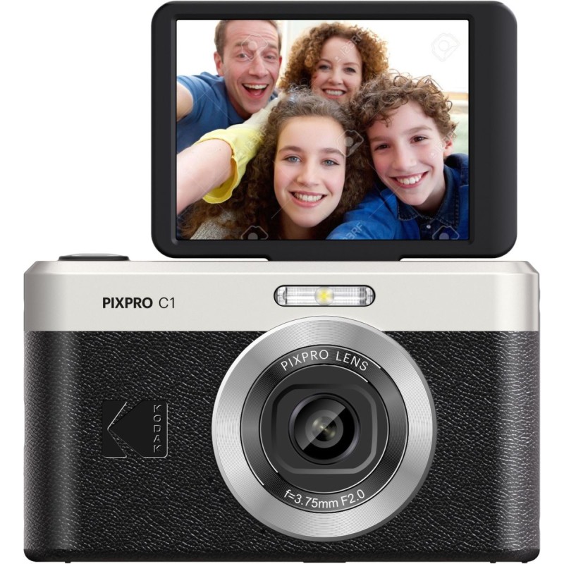 Kodak Pixpro C1 Noir KIT (carte mémoire, housse, stick)