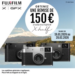 Fujifilm X Half Argenté + carte mémoire de 32 Gb offerte