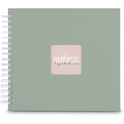 Hama Album Spirale Fine Art 28x24cm vert sauge