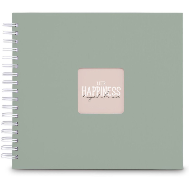 Hama Album Spirale Fine Art 28x24cm vert sauge