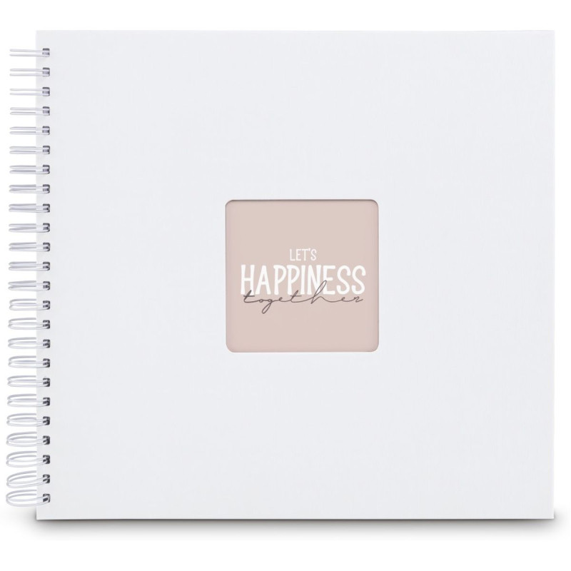 Hama Album Spirale Fine Art 36x32 cm blanc - pages blanches (9844)