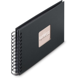 Hama Album Spirale Fine Art 24x17 cm noir - pages noires (9833)