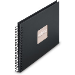 Hama Album Spirale Fine Art 28x24 cm noir - pages noires (9834)