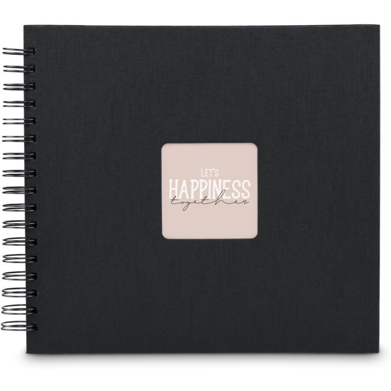 Hama Album Spirale Fine Art 28x24 cm noir - pages noires (9834)