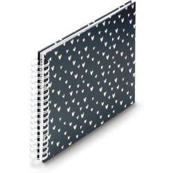 Hama Album Spirale Fine Art 28x24 cm Lovely bleu (7702)