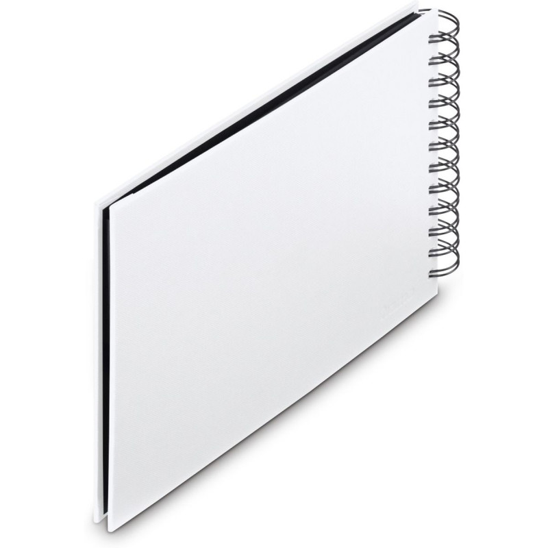 Hama Album Spirale Fine Art 24x17 cm blanc - pages noires (9845)